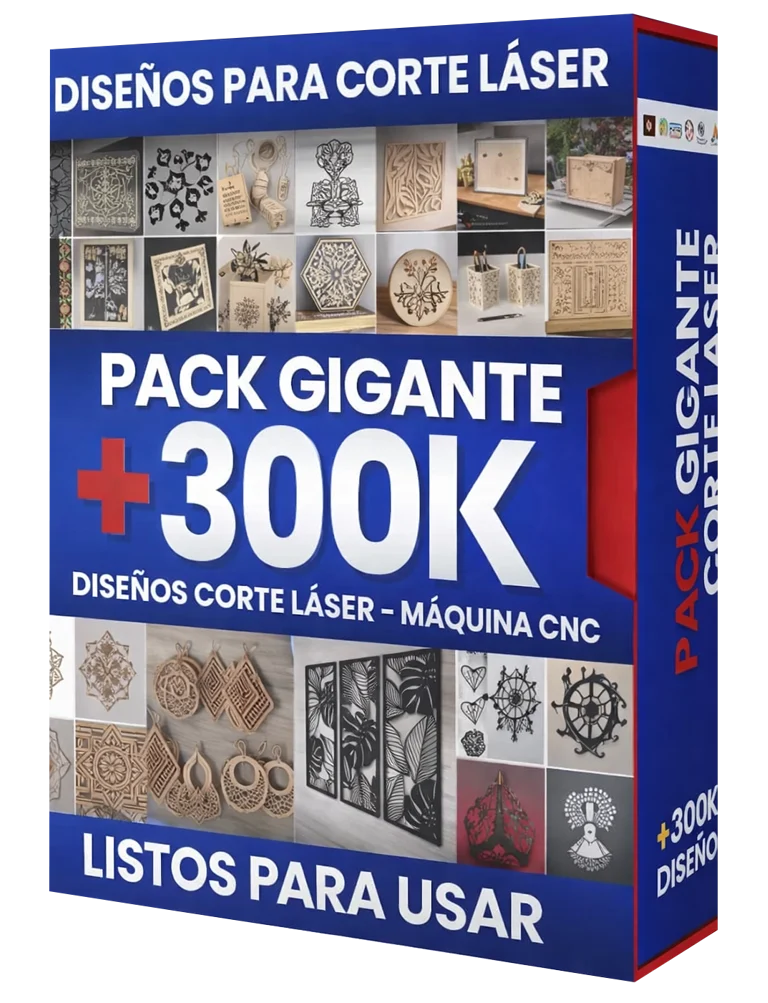 Pack Gigante +300K Diseños Corte Láser